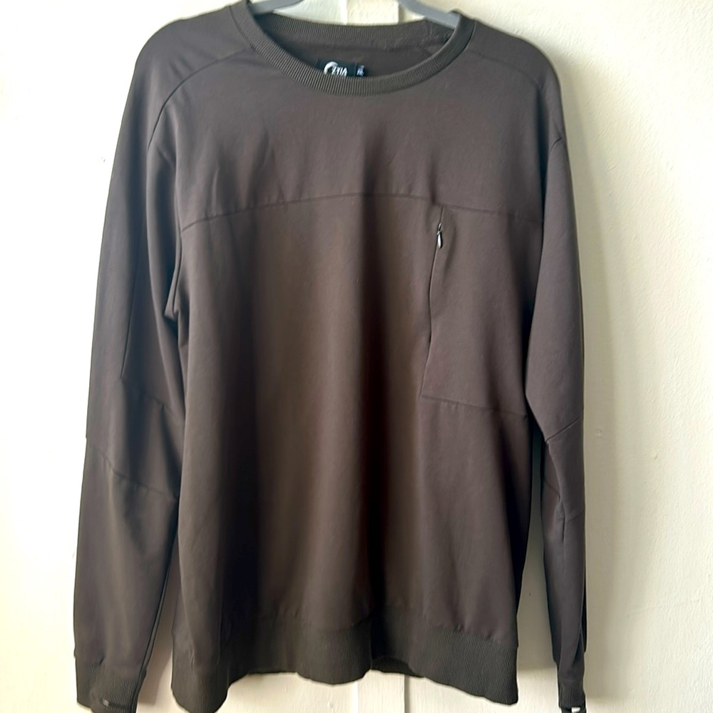 ZYIA 2XL Long Sleeve Shirt with zipper Pocket